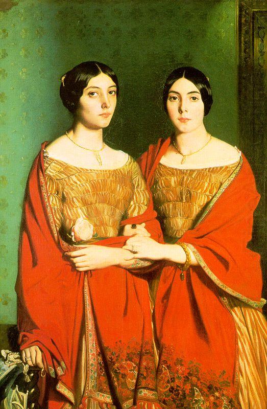 Theodore Chasseriau The Two Sisters china oil painting image